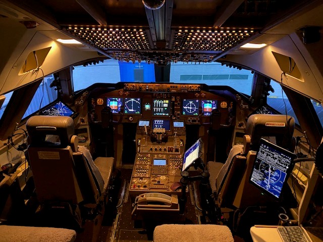 QFA25 Boeing 747-400 simulator, photo 2