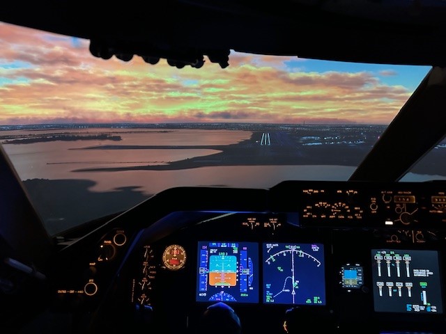 QFA25 Boeing 747-400 simulator, photo 8