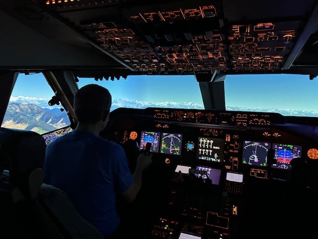 QFA25 Boeing 747-400 simulator, photo 10