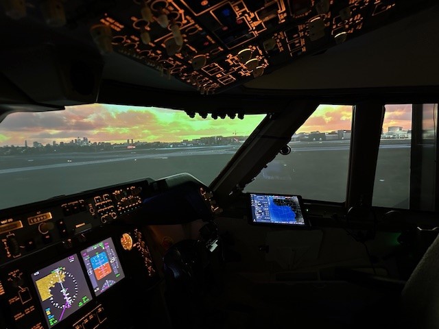 QFA25 Boeing 747-400 simulator, photo 5