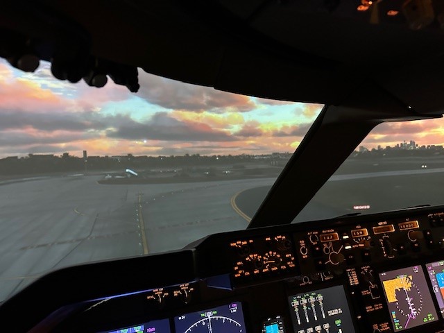 QFA25 Boeing 747-400 simulator, photo 4