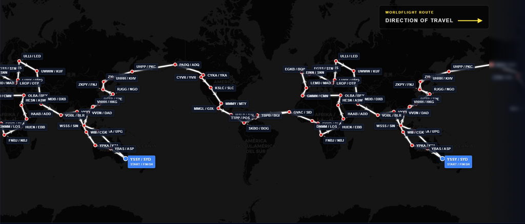 Worldflight Interactive Map Link